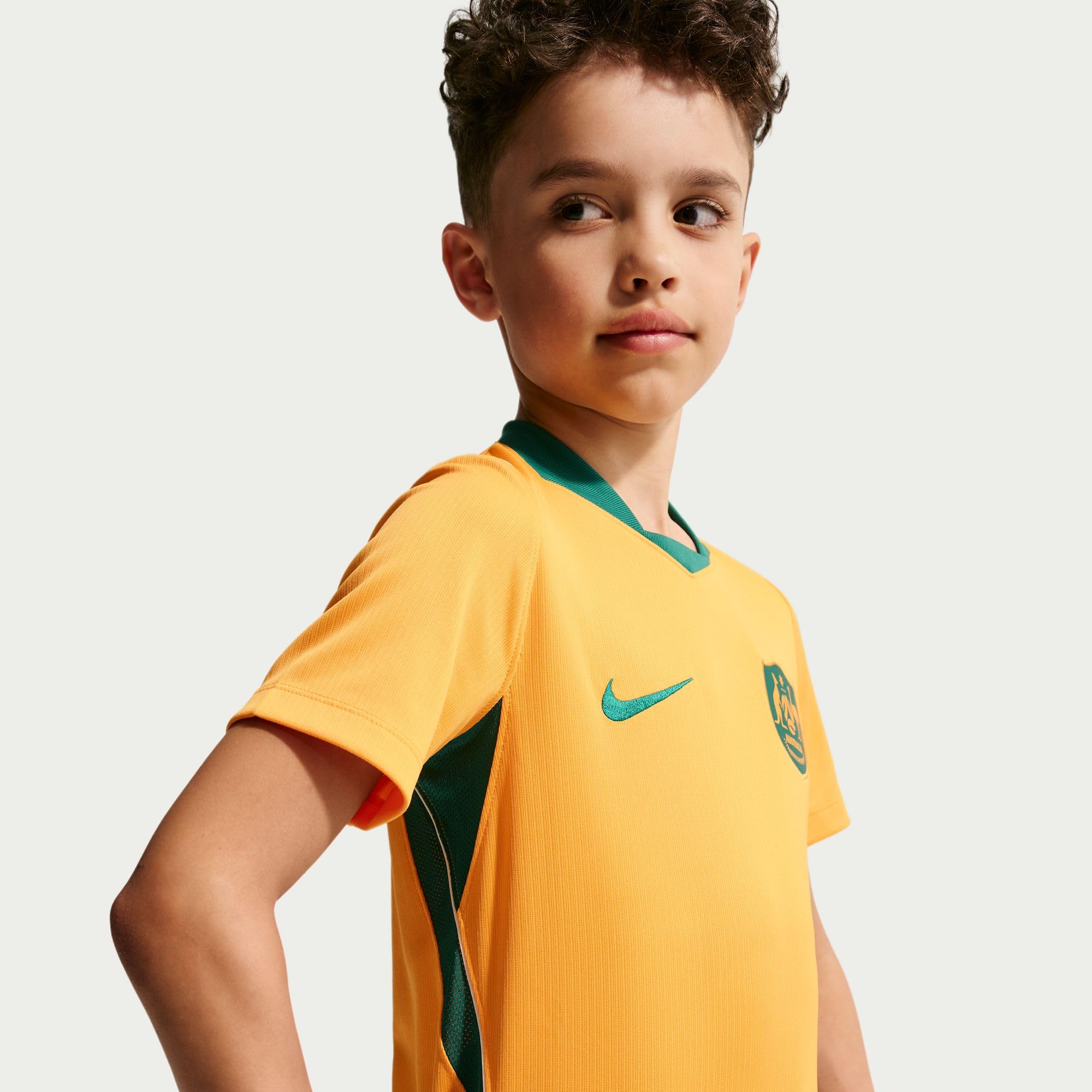 Nike Australien2026 Heimspiel Nike Dri-Fit Fußballtrikot für Ältere Kinder Maglia da Calcio Unisex - Bambini e Ragazzi