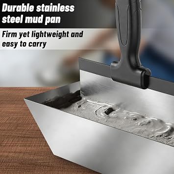 17 Inch Steel Drywall Mud Pan