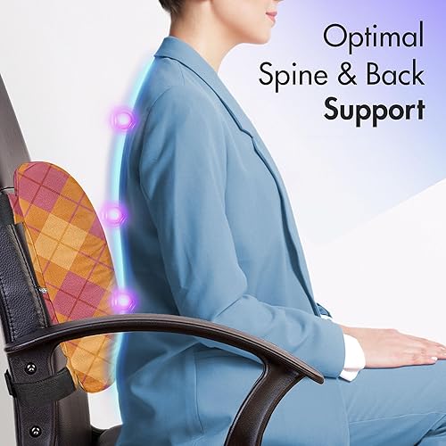 Miniatura 13 de Lunarable Teal Travel Pillow Neck Rest, Aquatic Fauna Theme Hand Drawn Style Various Starfish in Blue Shades, Memory Foam Traveling Accessory for