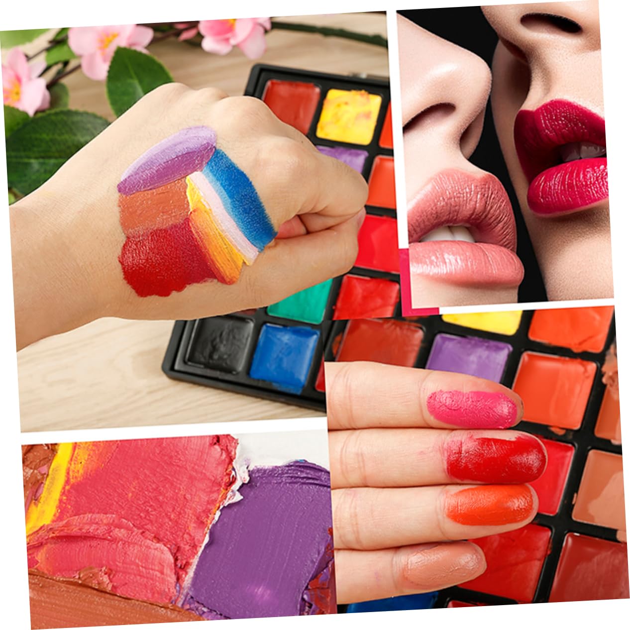 Paleta de Brillo de Labios de 25 Colores, Cosmética
