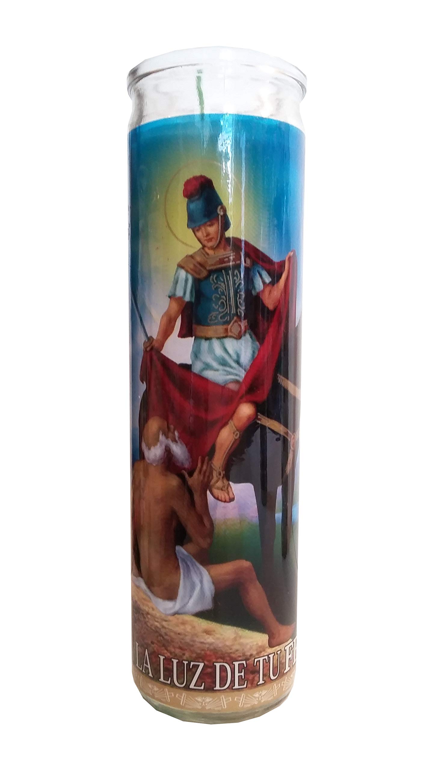 Staci19Saint Martin Knight (San Martin Caballero) Devotional Candle (La Luz de Tu Fe)
