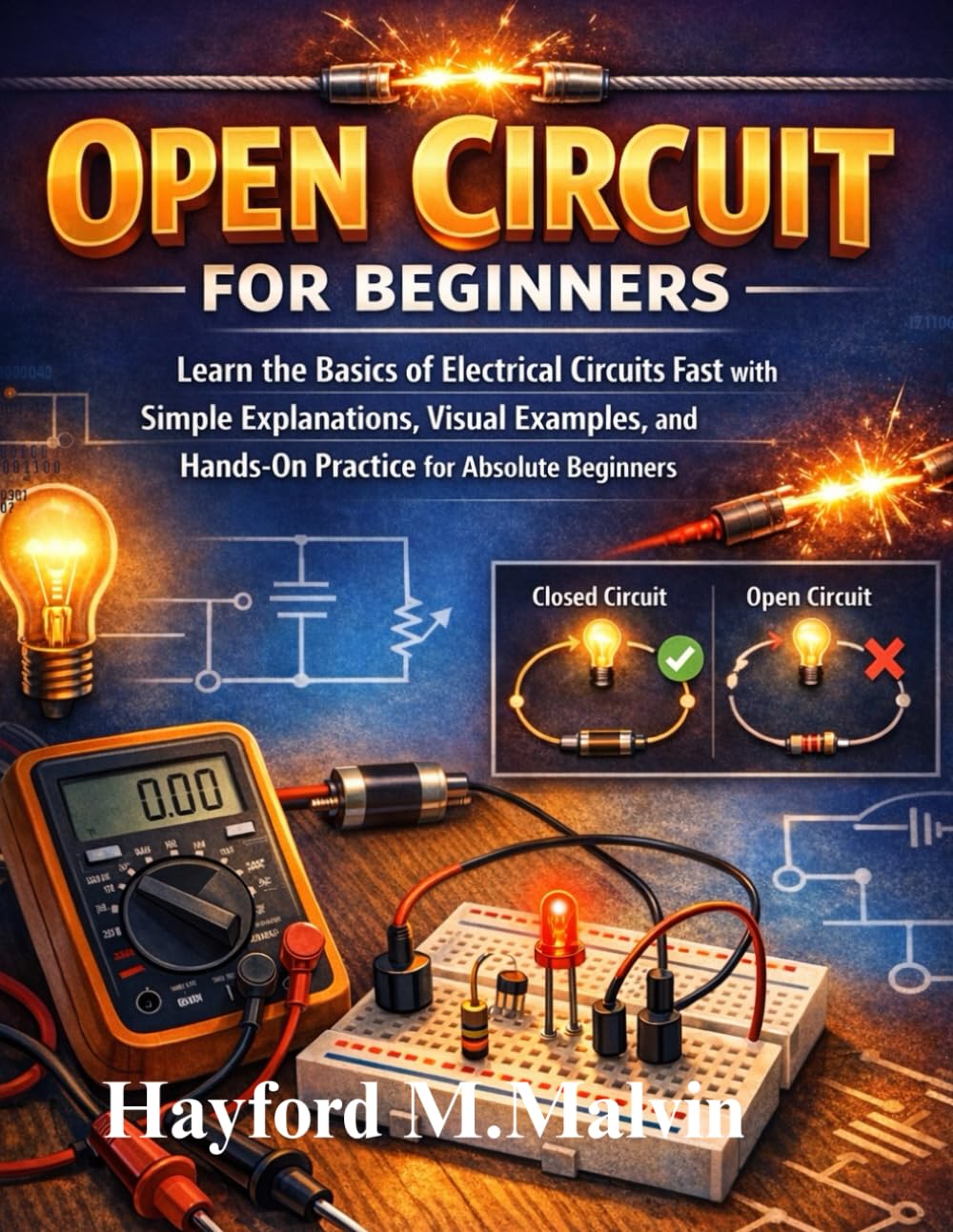 Open Circuit For Beginners: Learn the Basics of Electrical Circuits Fast with Simple Explanations, Visual Examples, and Hands-On Practice for Absolute Beginners