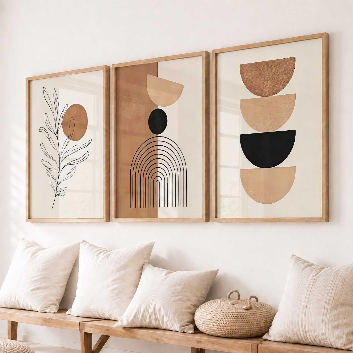 BOHO Wall Art Set - Modern Boho Decor Frames -29 BOHO Wall Art Set - Modern Boho Decor Frames -29