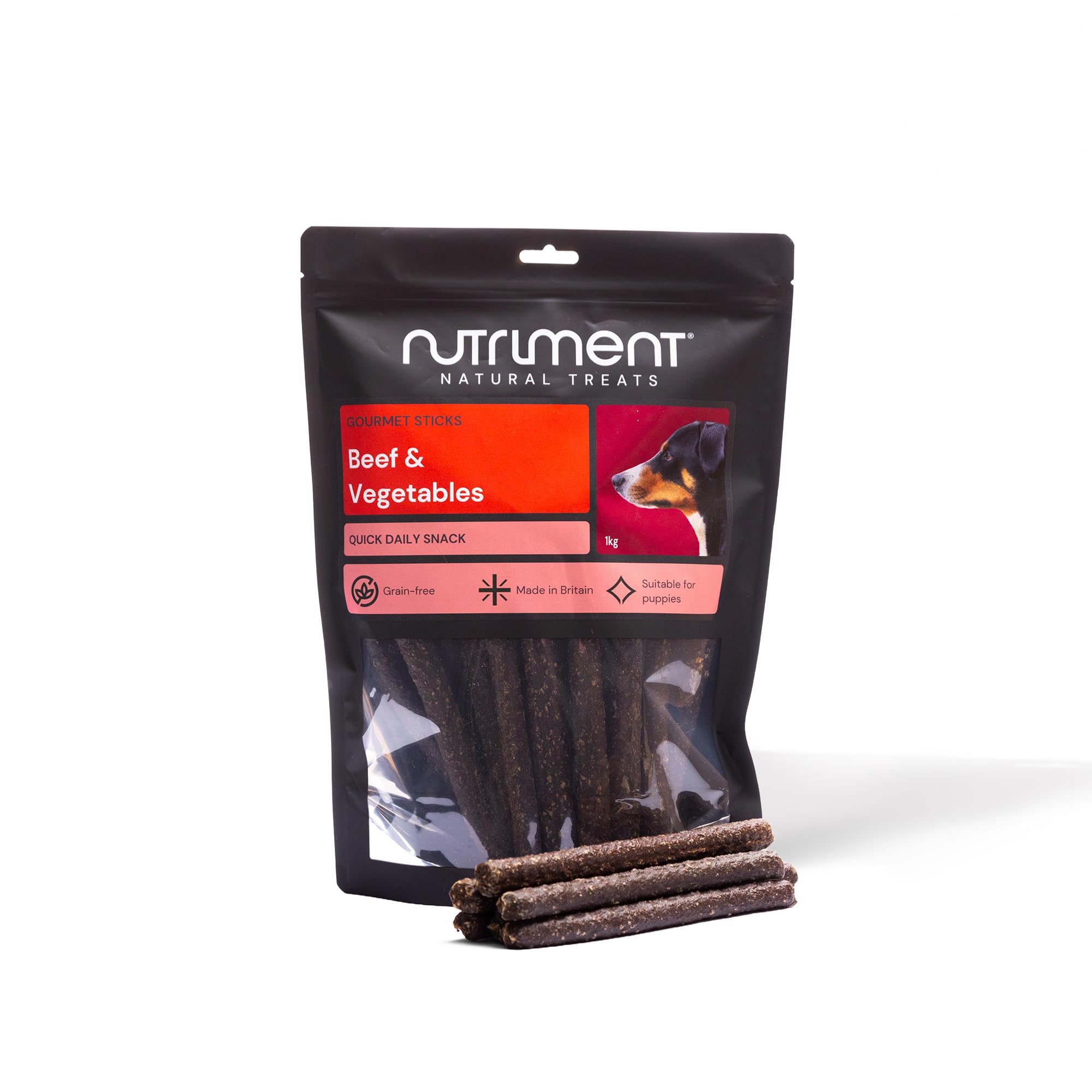 Natural Treats Gourmet Sticks Beef & Vegetables (1kg) Grain Free Dog Treats