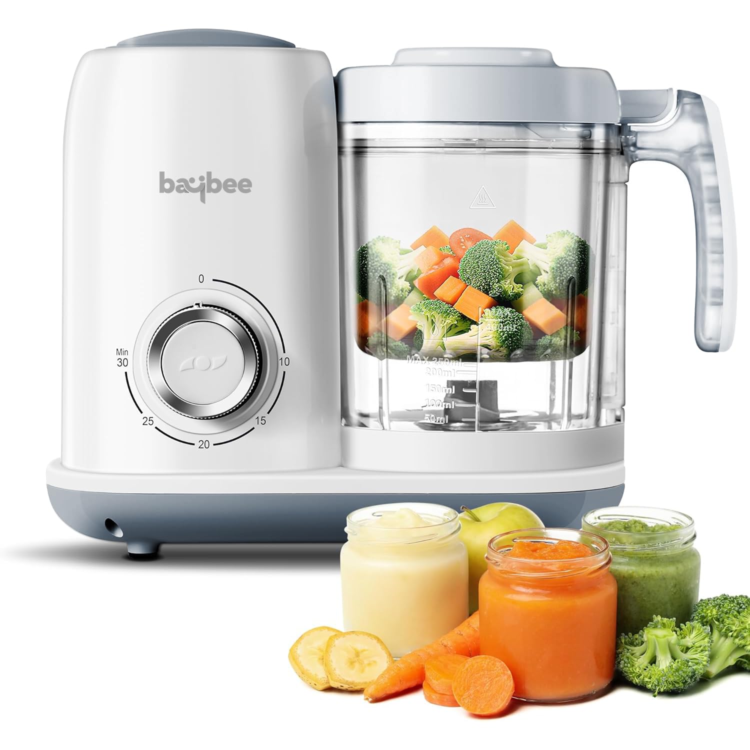 Baybee Multifunctional Baby Food Processor | Baby Food Steamer, Blender, Puree Maker, Defroster & Reheater | Baby Food Maker with BPA-Free, Easy Knob Control for Nutritious Homemade Baby Meals