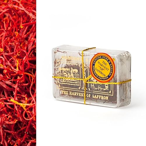 MARKY'S Spanish Saffron Threads La Mancha' Categoría I Pure & Genuine Natural Spice - 0.03 oz  1 g