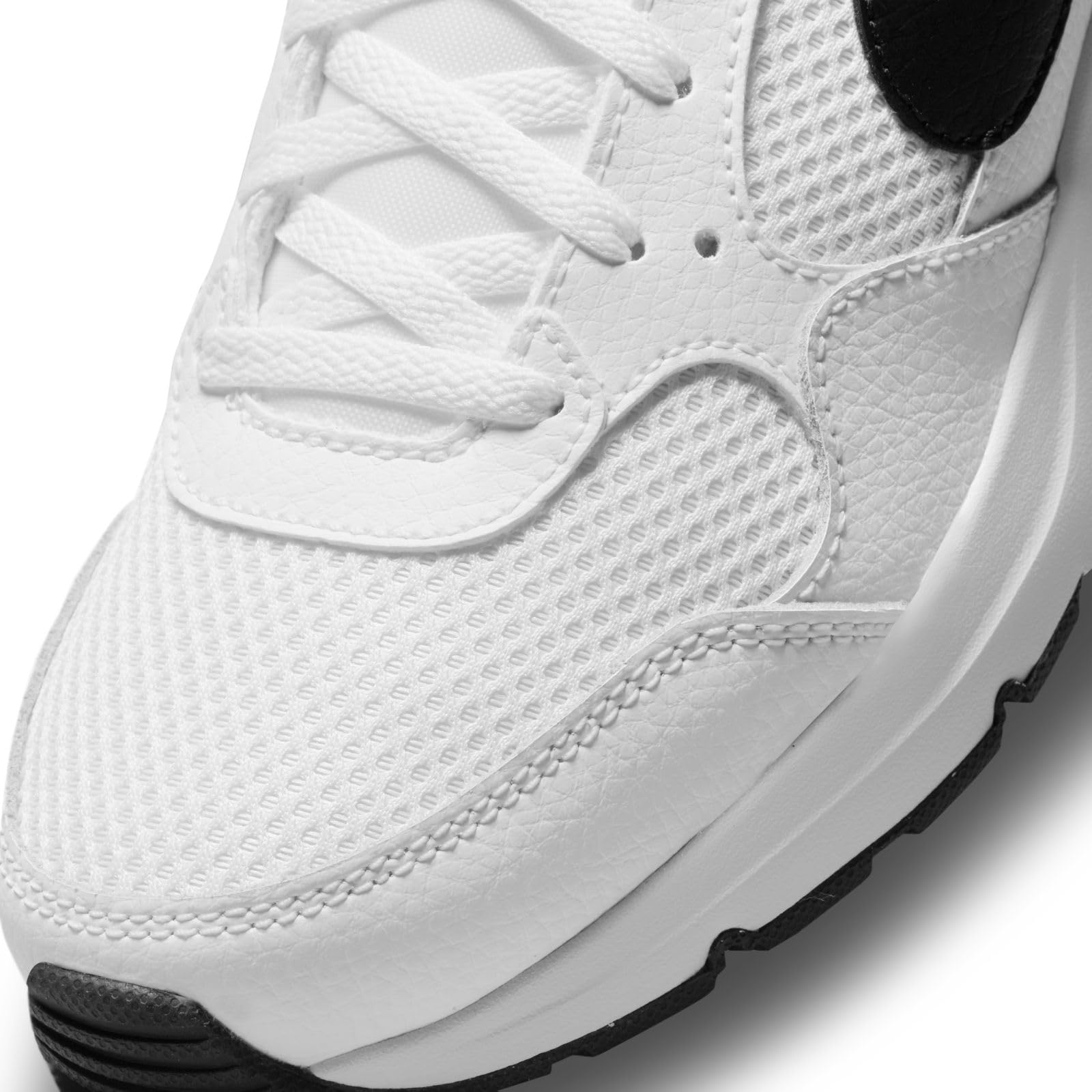 NIKE Chłopięce buty do biegania Air Max Sc, Biały czarny biały, 38 EU