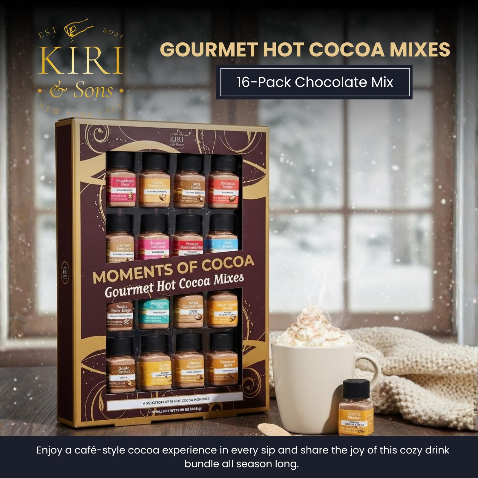 Amazon.com : Hot Chocolate Mix Gift Set 16-Pack - Ultimate Gourmet