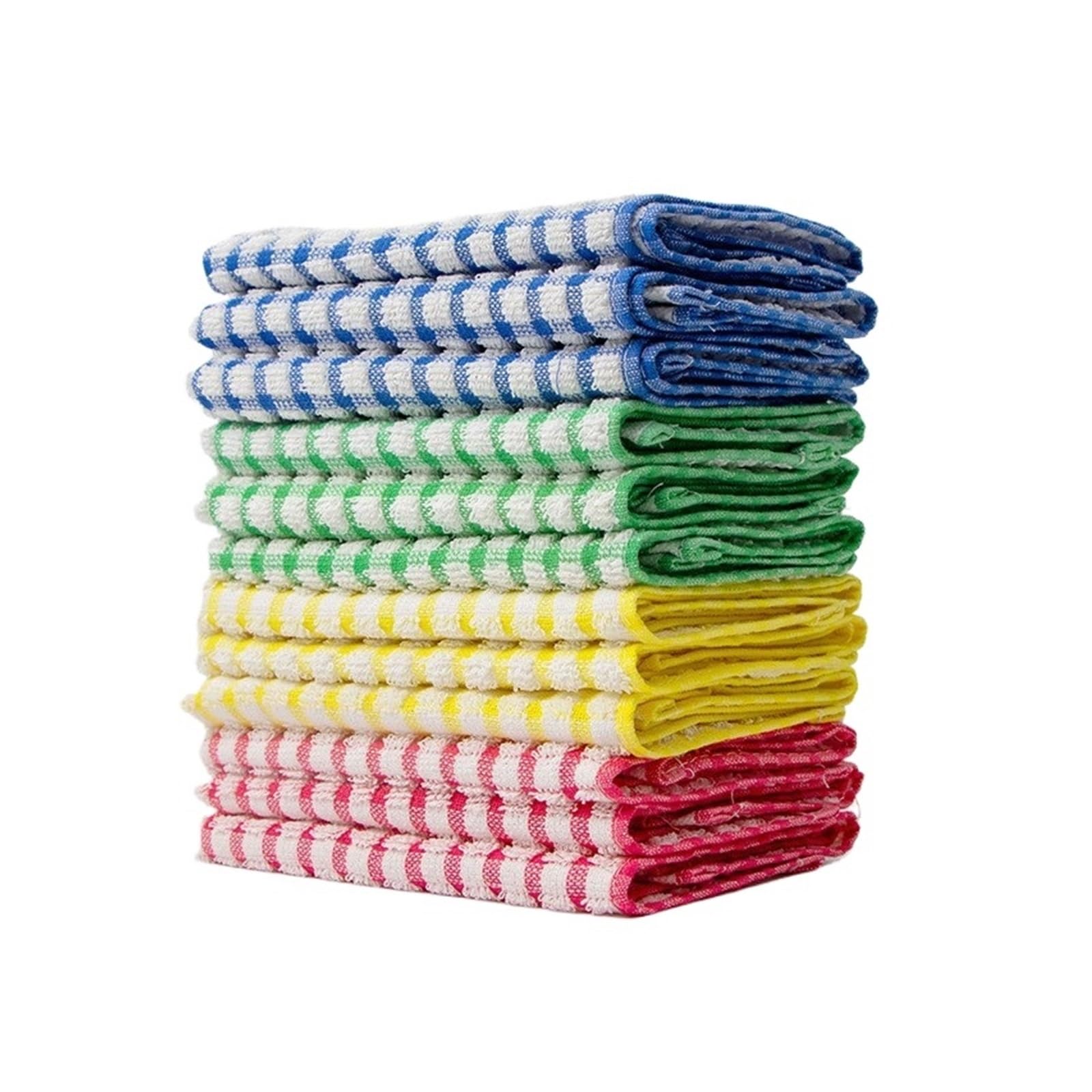 paños de Cocina Toallas de algodón for Cocina y té | Paño de restaurante, paños de cocina, paño de limpieza, toalla de limpieza de cocina(5pcs)