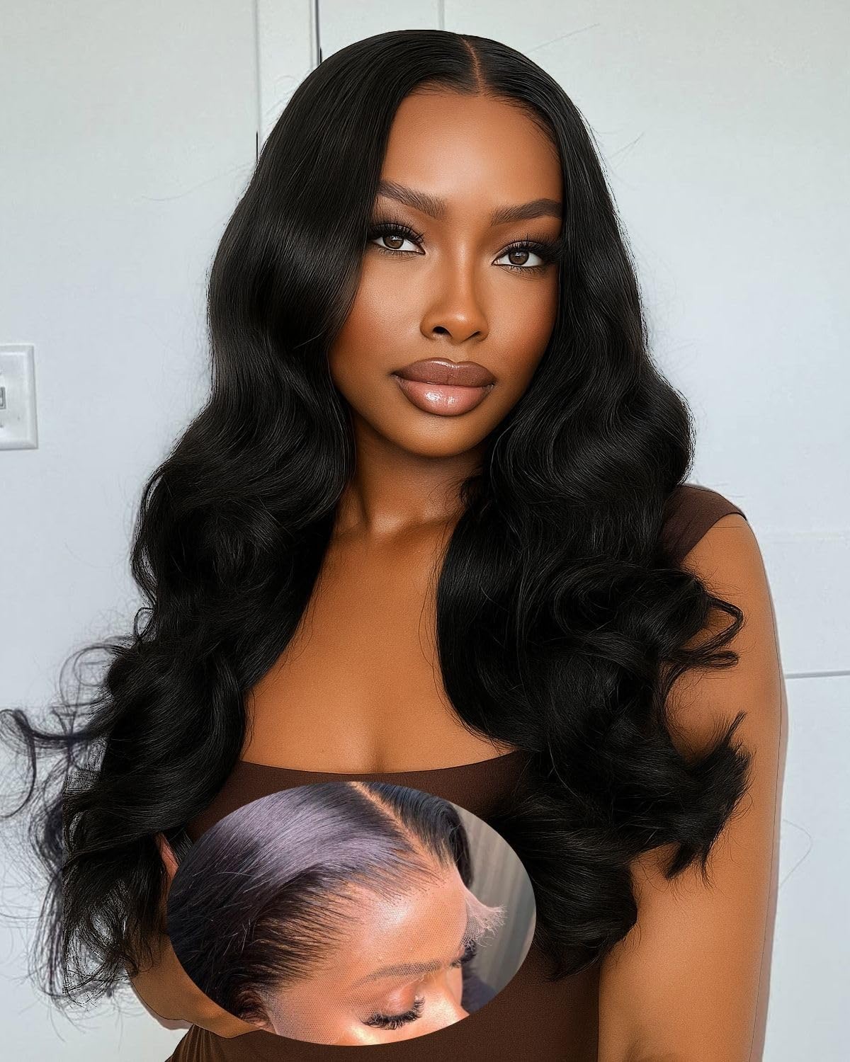 9×6 SKINLIKE Real HD Lace Closure Wig, Body Wave 180% Density 0.10mm Ultra-thin Swiss Lace Pre-plucked Bleached Small Knots With Baby Hair Natural Black Human Hair Wigs 22Inch 9×6 SKINLIKE Real HD Lace Closure Wig, Body Wave 180% Density 0.10mm Ultra-thin Swiss Lace Pre-plucked Bleached Small Knots With Baby Hair Natural Black Human Hair Wigs 22Inch