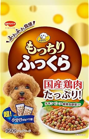 Amazon ビタワン ドッグフード もっちりふっくら 国産鶏肉使用 国産 チキン ビーフ 野菜入り 犬 960グラム X 1 ビタワン ペット用品 通販