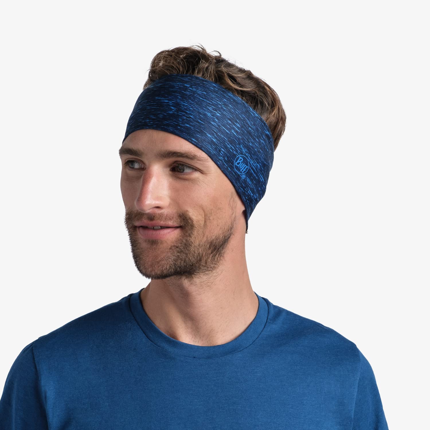 Buff CoolNet UV® Wide opaska na czoło HTR unisex rozmiar uniwersalny
