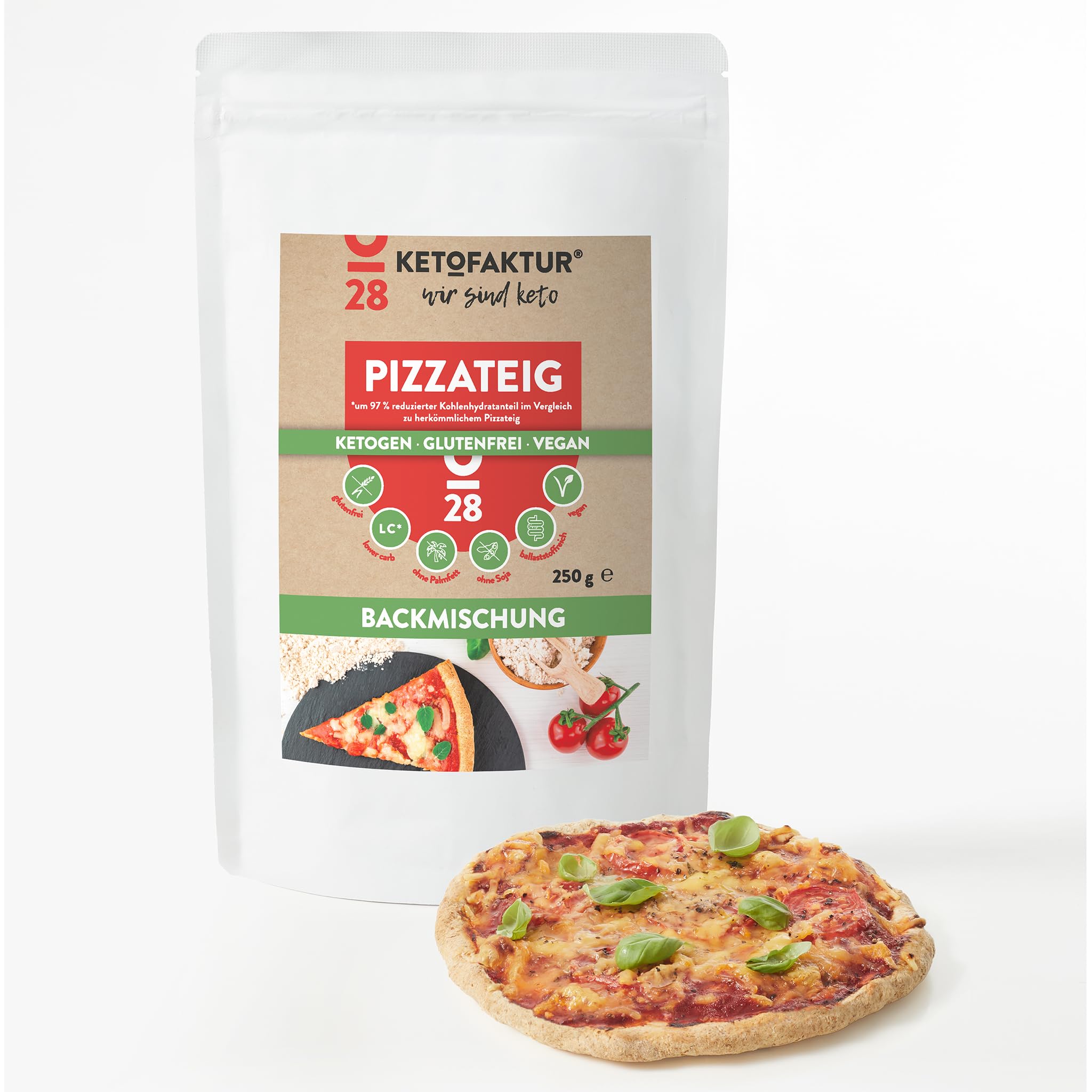 KETOFAKTUR® PIZZATEIG No28 (250 g)