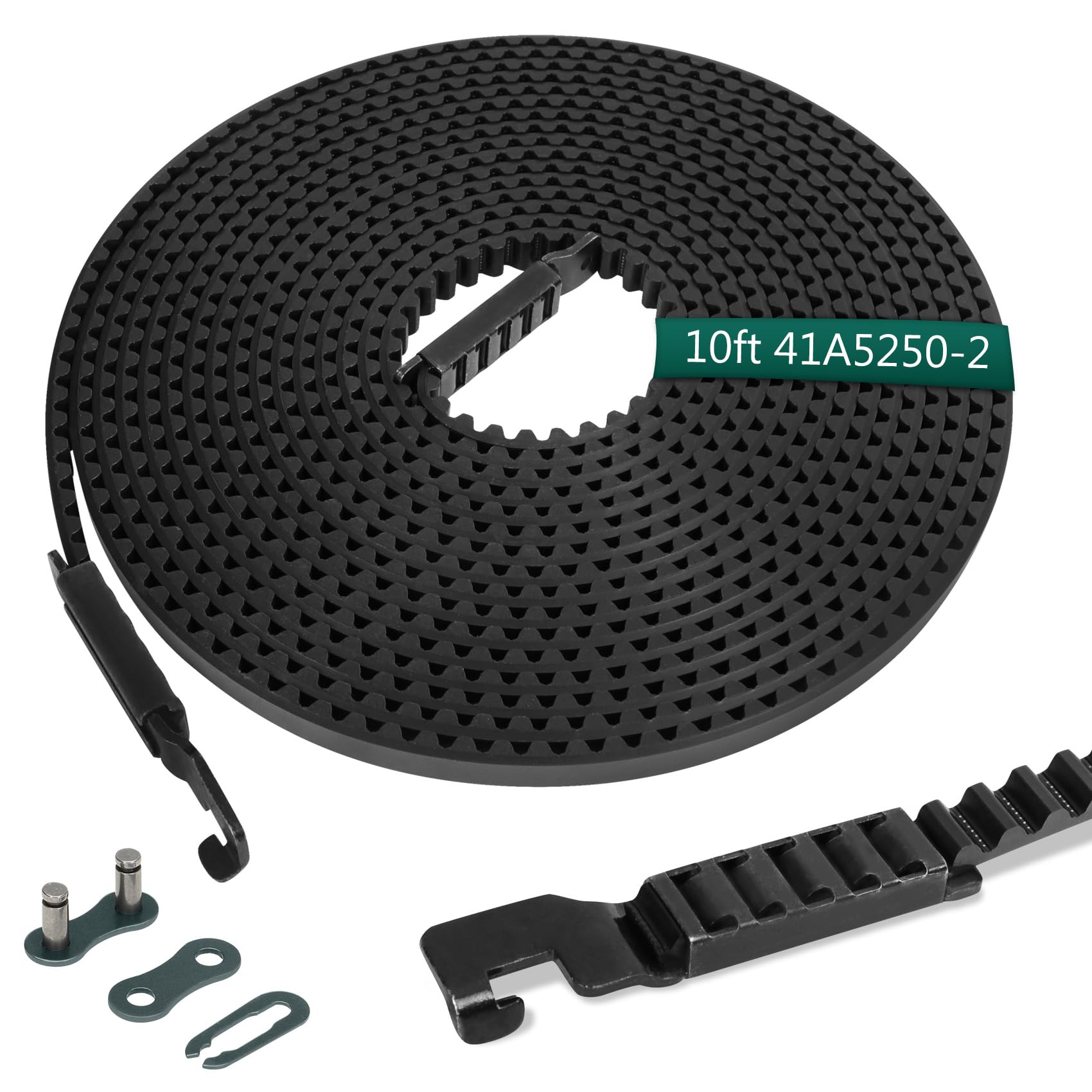 41A5250-2 Garage Door Opener Belt for 10 FT Garage Door, 307'' Garage Door Opener Belt Drive, Replacement Belt for chamberlain 041A5250-2 Belt, Compatible with chamberlain, whisper, liftmaster, sentex