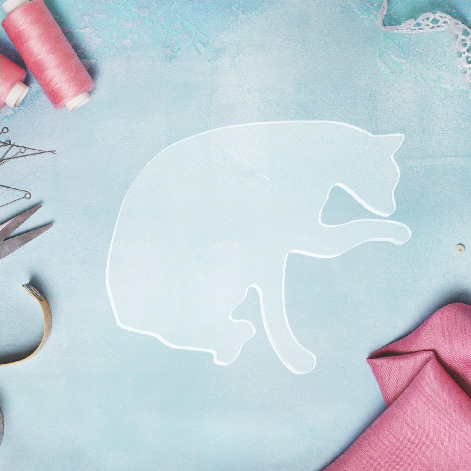1 Juego De Plantillas De Acolchado Transparentes | Reglas de costura resistentes for manualidades de ropa, herramientas de retales DIY for cortar