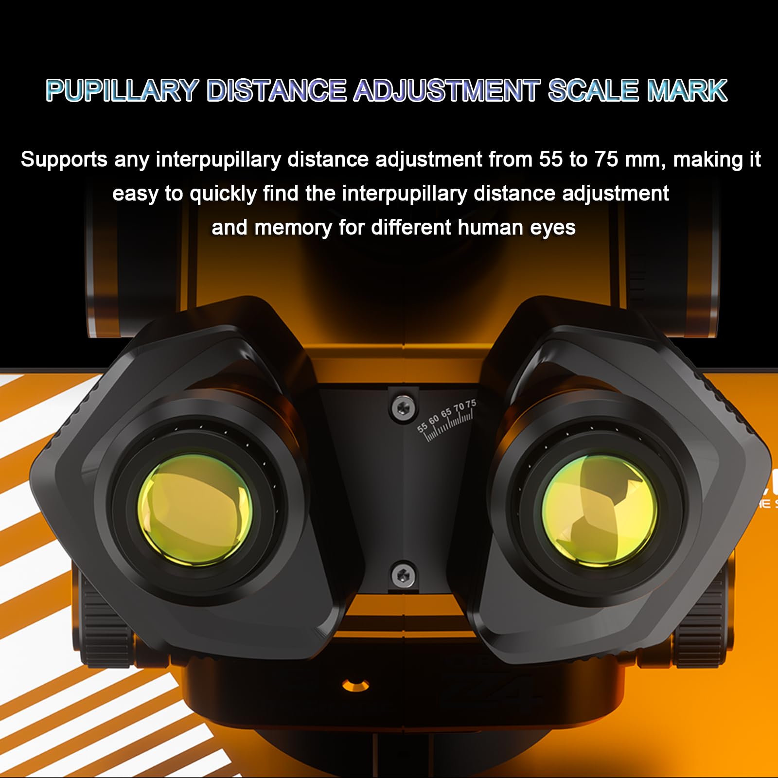 Trójokularowy mikroskop stereo, mikroskop laboratoryjny 6,5X-60X, regulowany okular WF10X25 HD, z adapterem kamery CCD 0,45X, światłem pierścieniowym LED, dla studentów, dorosłych, początkujących