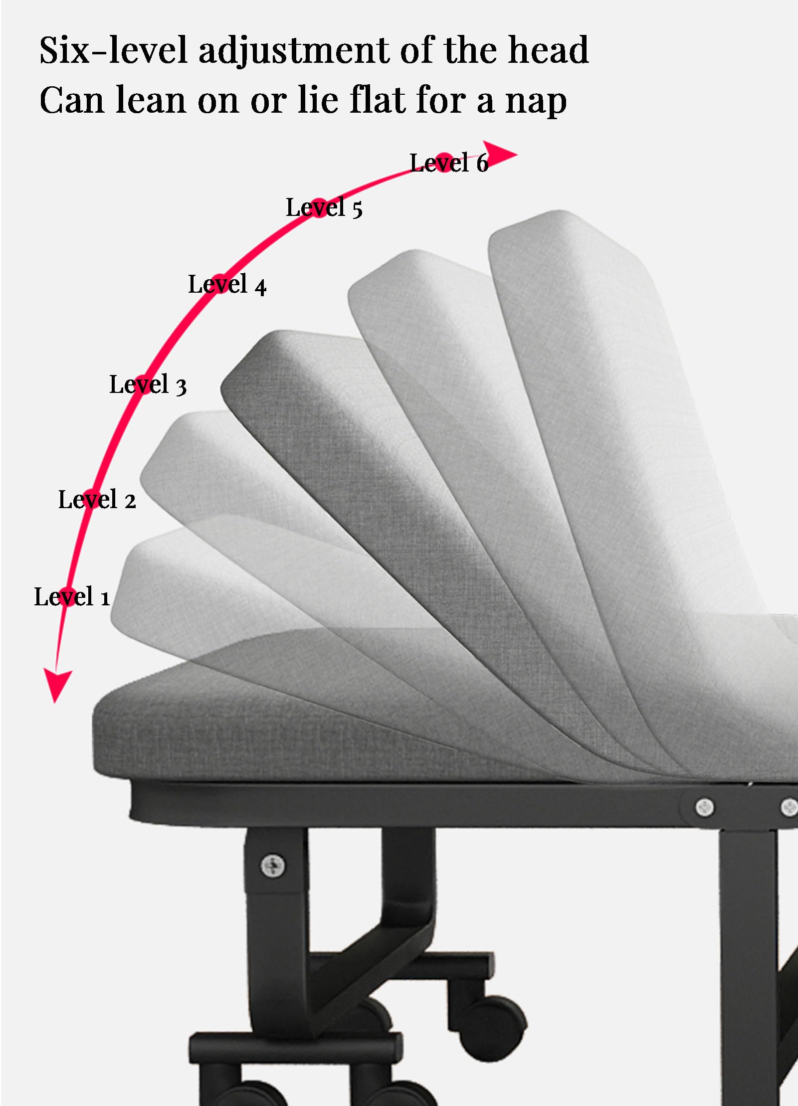 Cama plegable portátil con colchón de espuma viscoelástica que ahorra espacio, cama plegable individual para invitados, fácil almacenamiento, cama plegable, 190 x 70 x 30 cm