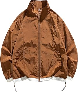 Soolike Mens Hunting Coat Mens Summer And Autumn Sunscreen Windproof And Rainproof Outdoor Sports Casual Breathable Jackets Mens Lightweight Rain Jacket