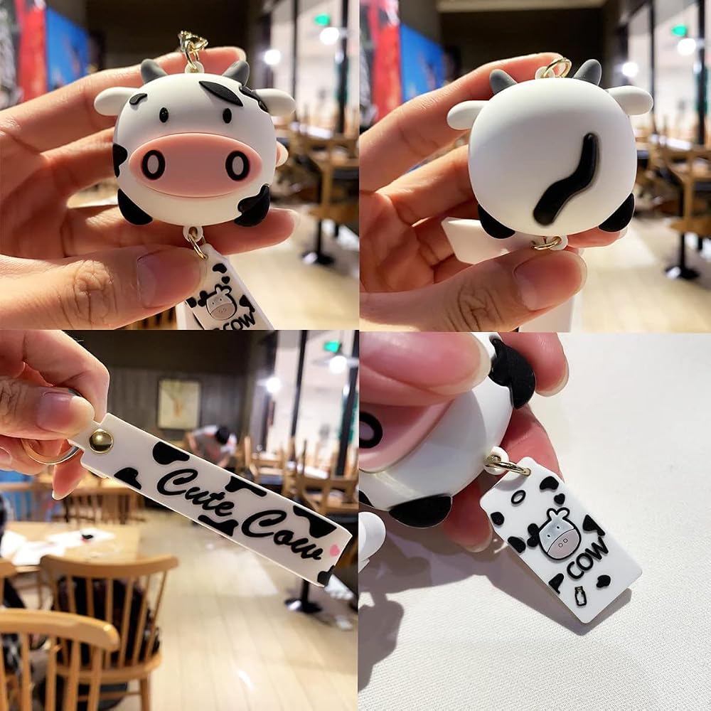 Amazon.co.jp: 牛キーホルダー 牛柄キーホルダー かわいいキーホルダー