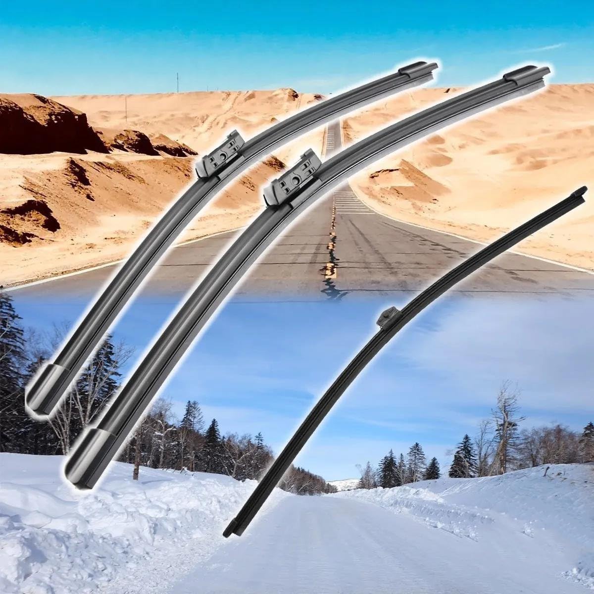 Tergicristallo per Auto per A-UDI Q7 4M 2016 2017 2018 2019 2020 2021 26 "+ 20" + 16 "Anteriore Spazzole Tergicristallo Posteriori Parabrezza Parabrezza Finestra