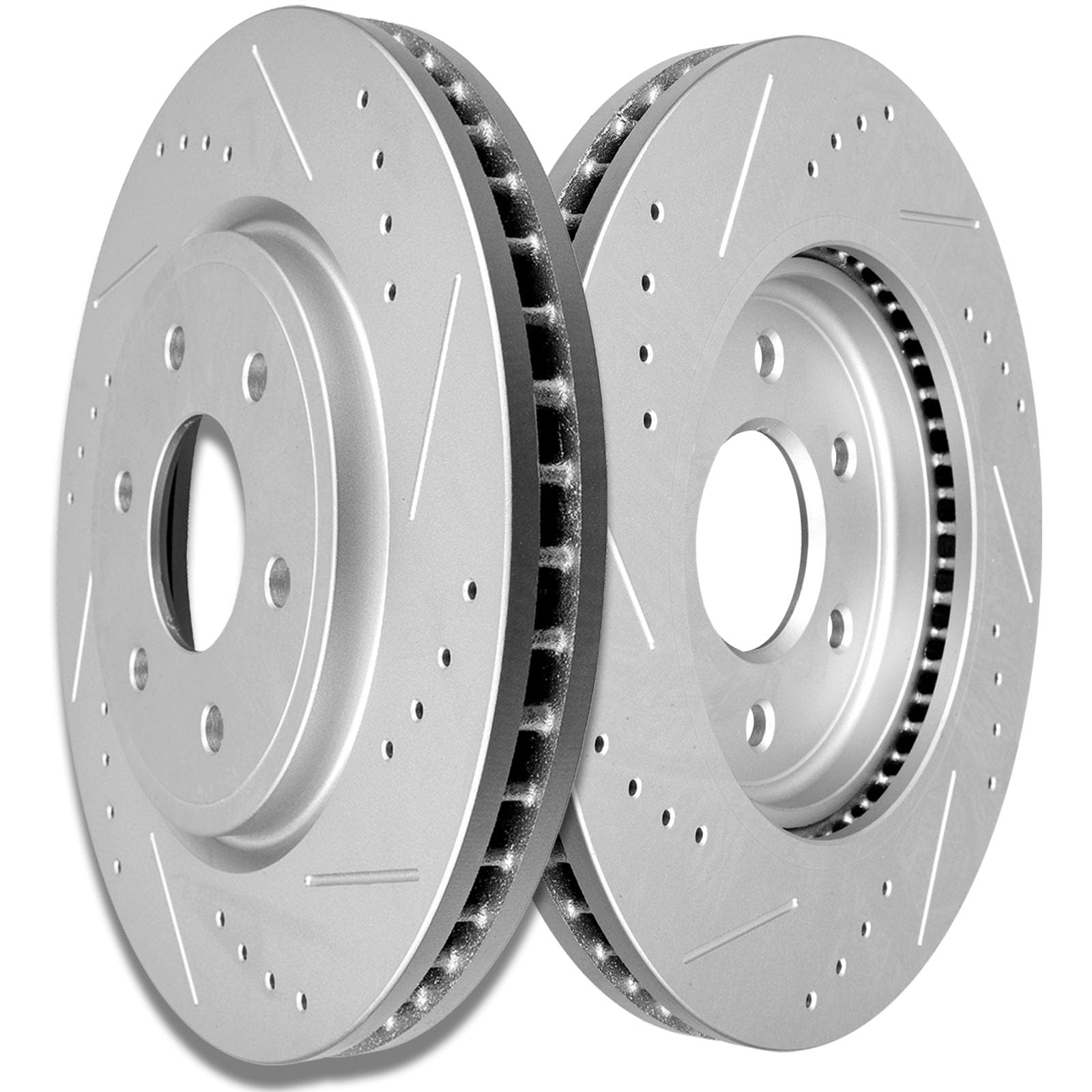Amazon | SCITOO ブレーキローター 2個 フロントドリル穴付きディスク