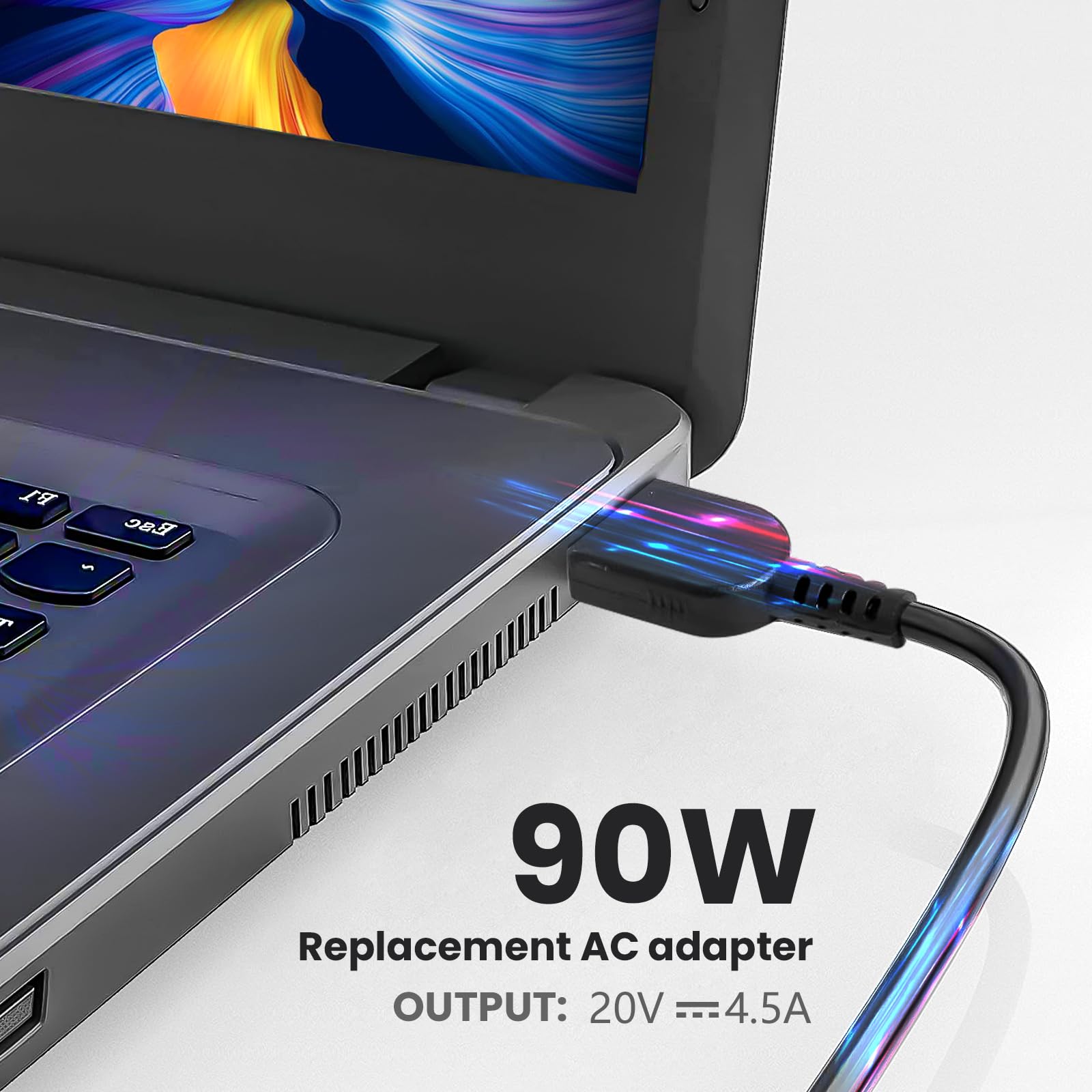 90W Chargeur Compatible avec Lenovo Thinkcentre Neo Desktop Mini PC | pour Lenovo Thinkcentre Neo 50a 50q 30a M70q M73 M75q M80q M83 M90q M93p M700 M710 M710q M715q M720 M900 M910 M910q M90n-1