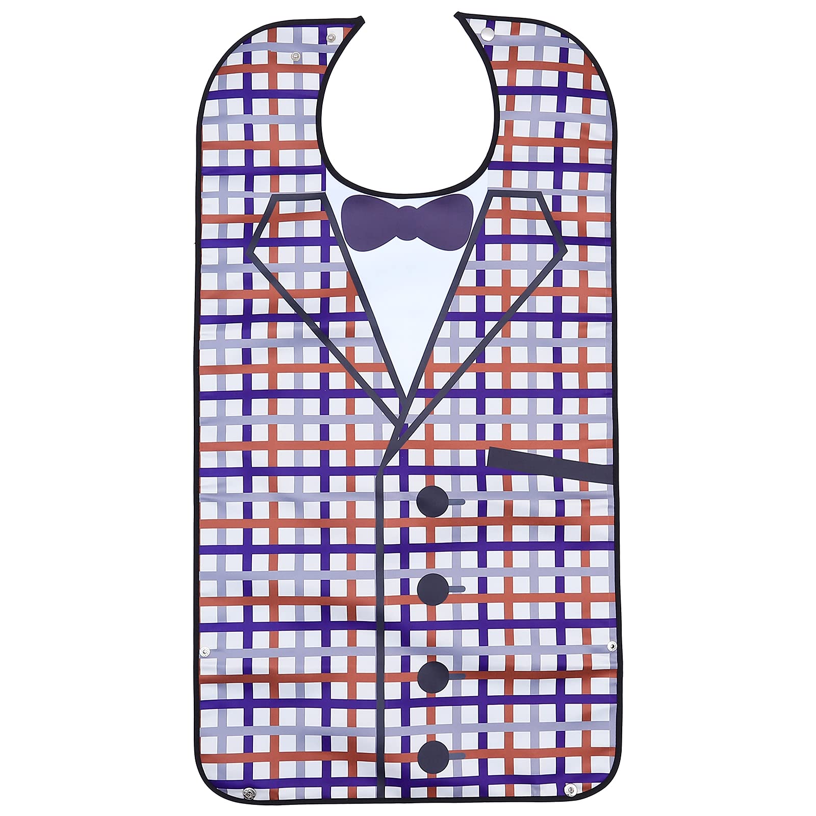 Babero reutilizable lavable para mayores con gran área de protección textil 2