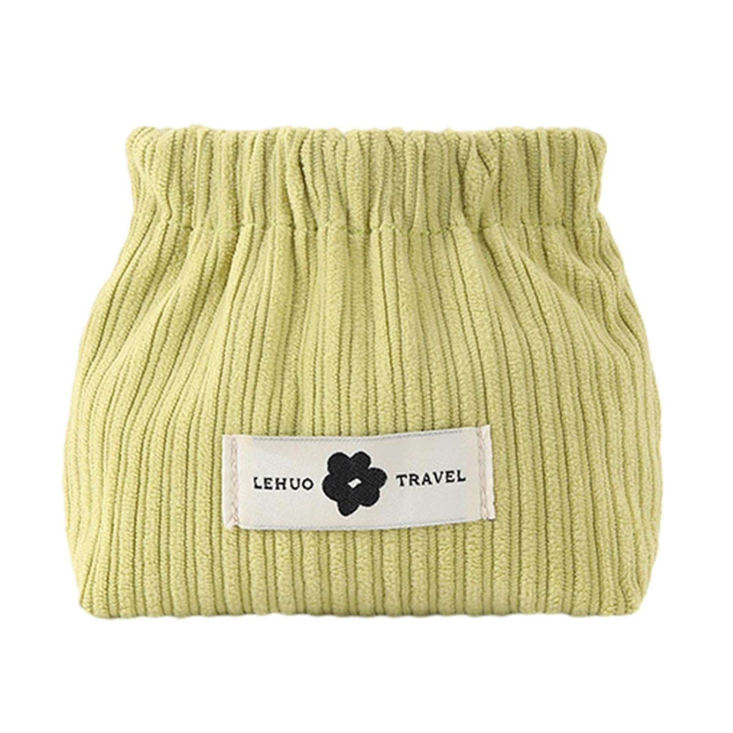 MYADDICTION Small Makeup Bag Tiny Pouch Wallet Casual Corduroy Elastic Hair Tie Organizer | Portable Travel Mini Makeup Bag | Storage Tote Women for Lipstick, Jewelry, Hair Ties & Accessories | Green MYADDICTION Small Makeup Bag Tiny Pouch Wallet Casual Corduroy Elastic Hair Tie Organizer | Portable Travel Mini Makeup Bag | Storage Tote Women for Lipstick, Jewelry, Hair Ties & Accessories | Green