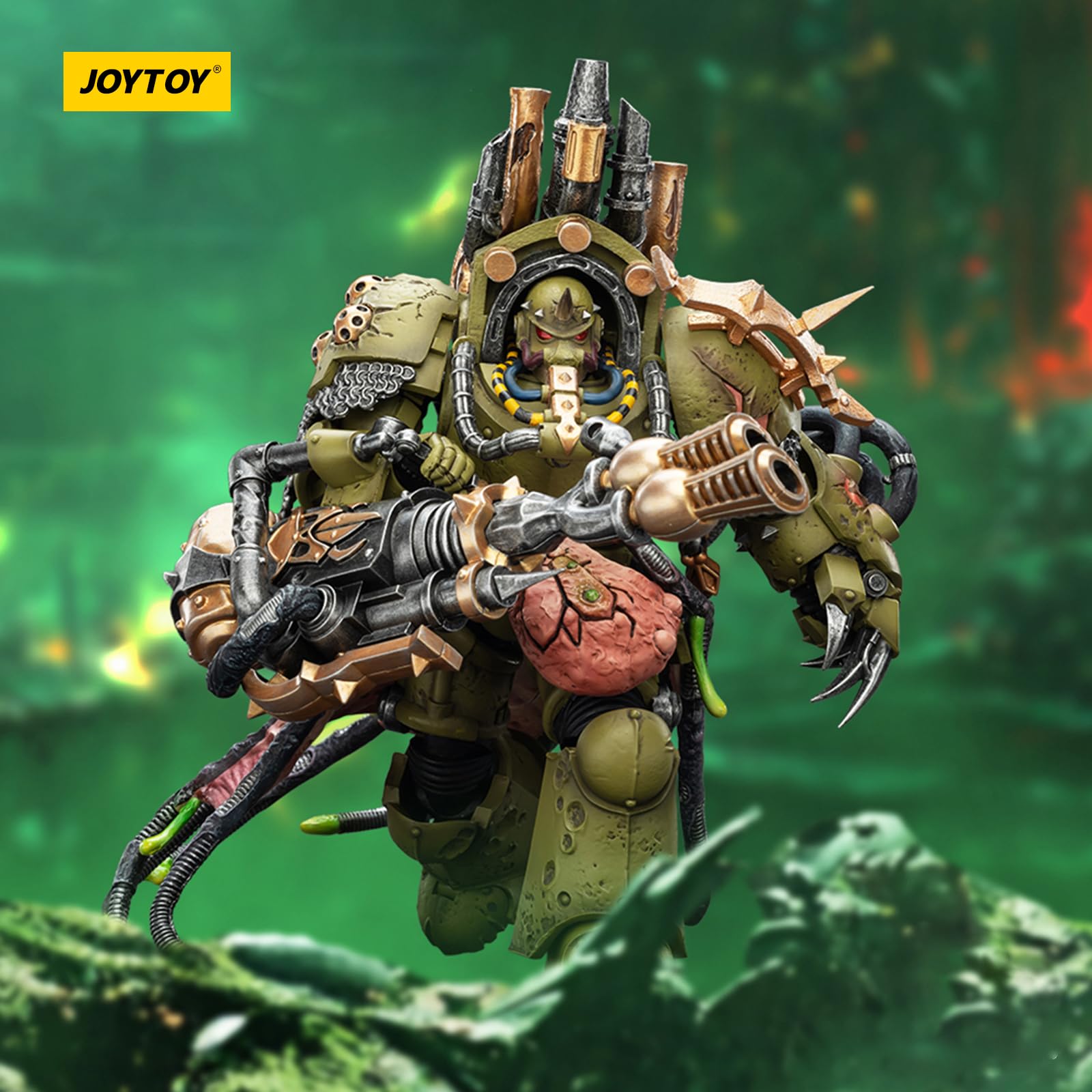 JOYTOYデスガード ロード・オブ・ヴィルレンス JOYTOY Warhammer 40k Death Guard Lord of Virulence with Power Fist