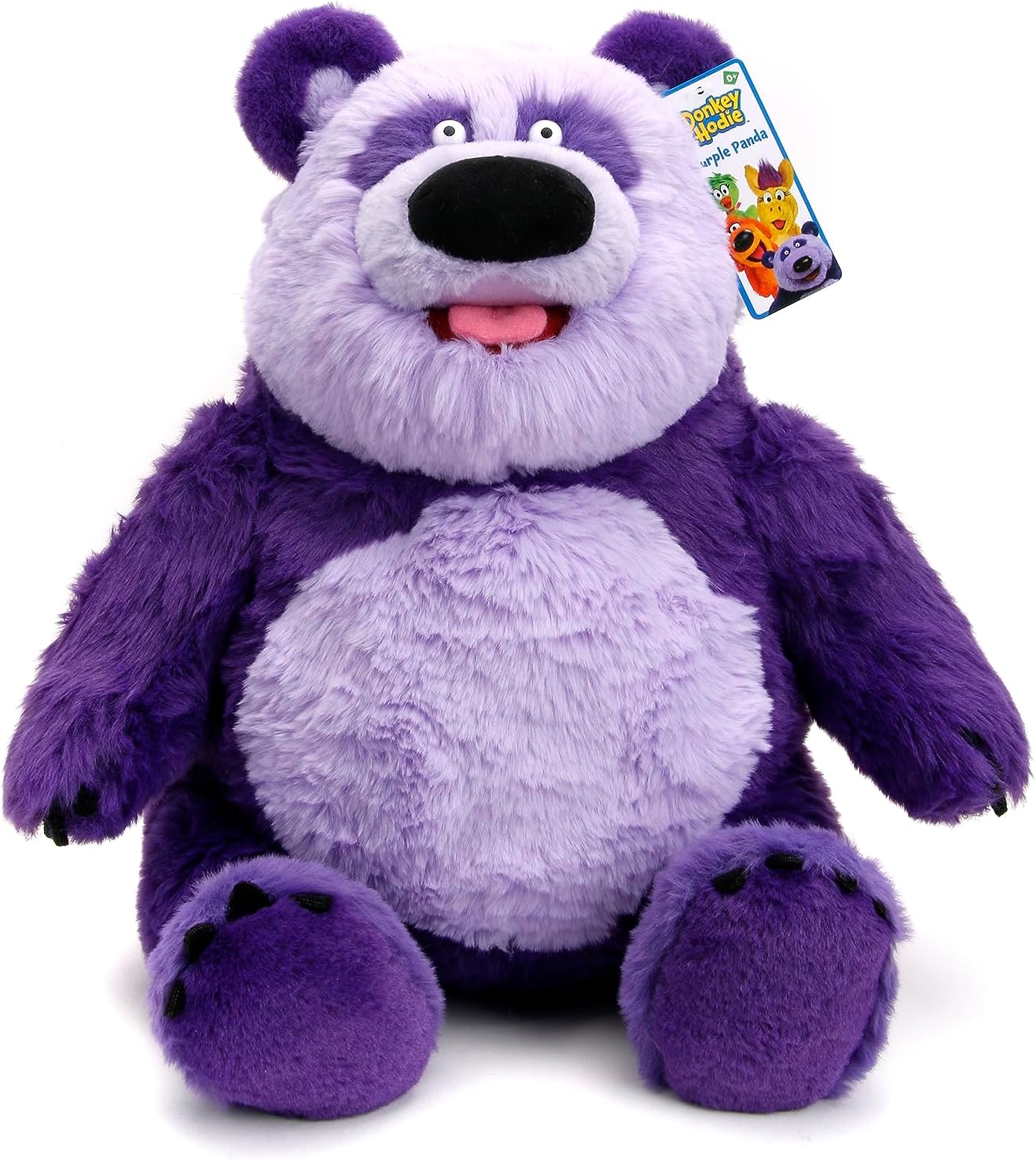 Donkey Hodie 16" Purple Panda Plush Doll, Toys for Kids
