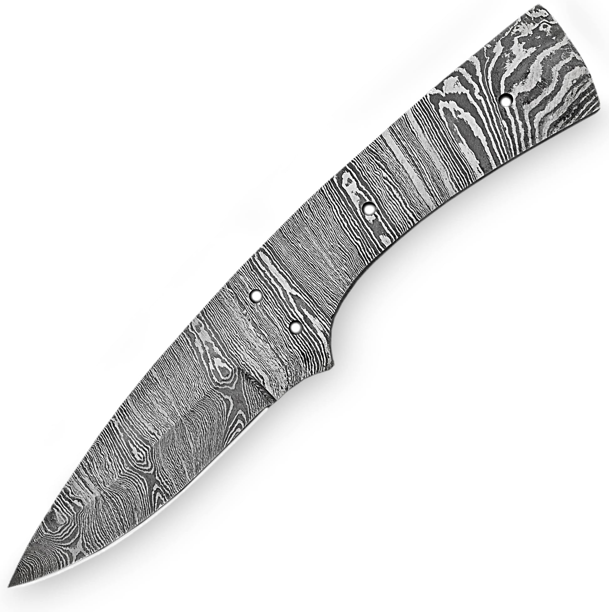 ColdLand | 6.25" Custom Made Damascus Steel Blank Blade for Skinner Knife Making Supplies TB06