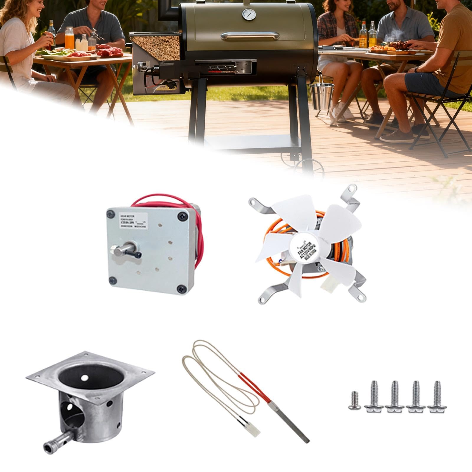 Grill Ersatzteilset Metall Zündung