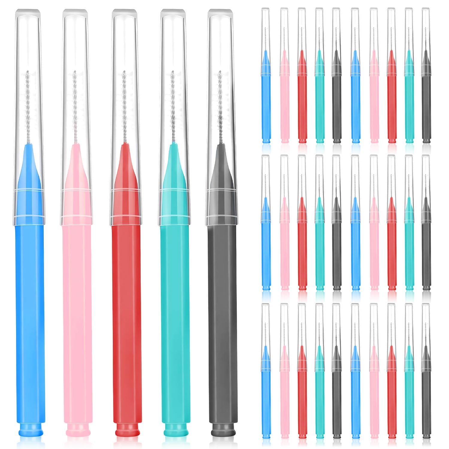 BendJoy Adult 35 Pcs Interdental Manual Brush For Teeth, 5 Color Soft Bristles Interdental Brush Replace Dental Floss For Teeth Cleaner, Narrow Gaps Brush For Braces,Assorted (B0D9BP6FLM) Amazon Price History, Amazon Price Tracker