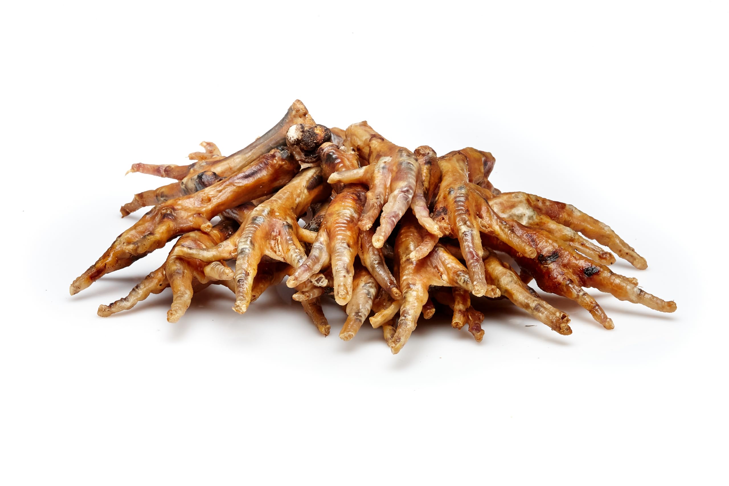 Frigera Patas de Pollo 100 Uds. 1600g – sin Gluten ni Cereales, Rico en Proteínas, Digestión Saludable, Snack Natural para Masticar