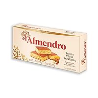 Vista 5 de El Almendro Turron Blondo Tradicional Torrone Español Suave Con Almendras Asadas y Miel 7.05 oz