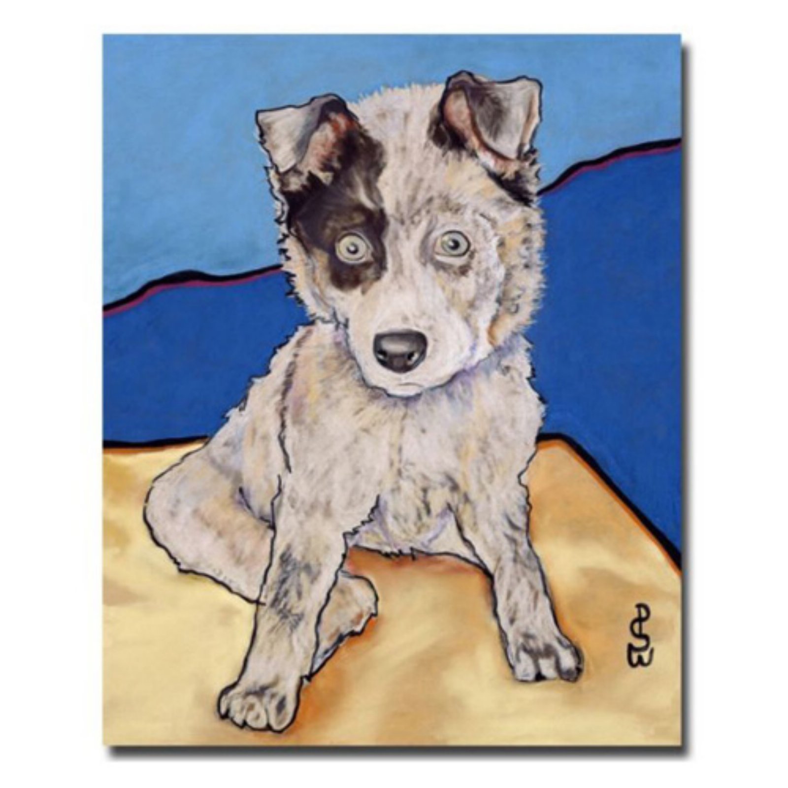 Reba Rae by Pat Saunders-White, 35x47-Inch Canvas Wall Art