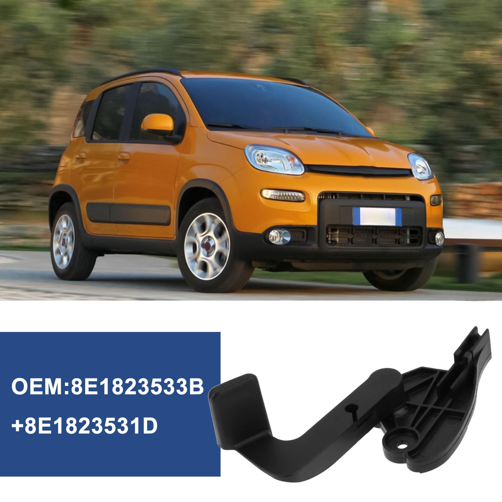SG Store 1Set Leva di Sblocco Cofano Motore Auto Cavo Ricambio 8E1823533B 8E1823531D Compatibile con Audi A4 8E B6 (2000-2004)