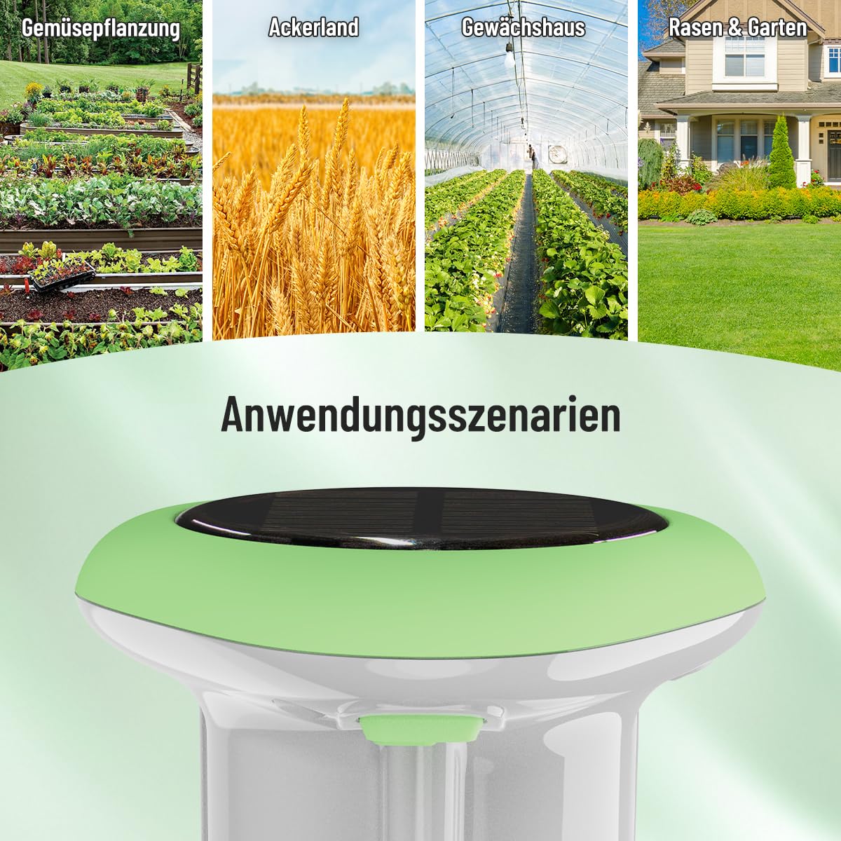 Smart 3-in-1 Bodenfeuchtigkeits-/Temperatur-/Düngemessgerät, digitaler Bodensensor mit Tuya/Smart Life APP-Push-Benachrichtigung für Garten/Landwirtschaft/Rasen