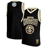 Ultra Game Men\'s NBA Official Super Soft Sleeveless Tank Top Muscle T-Shirt, Denver Nuggets, Black 23, Large