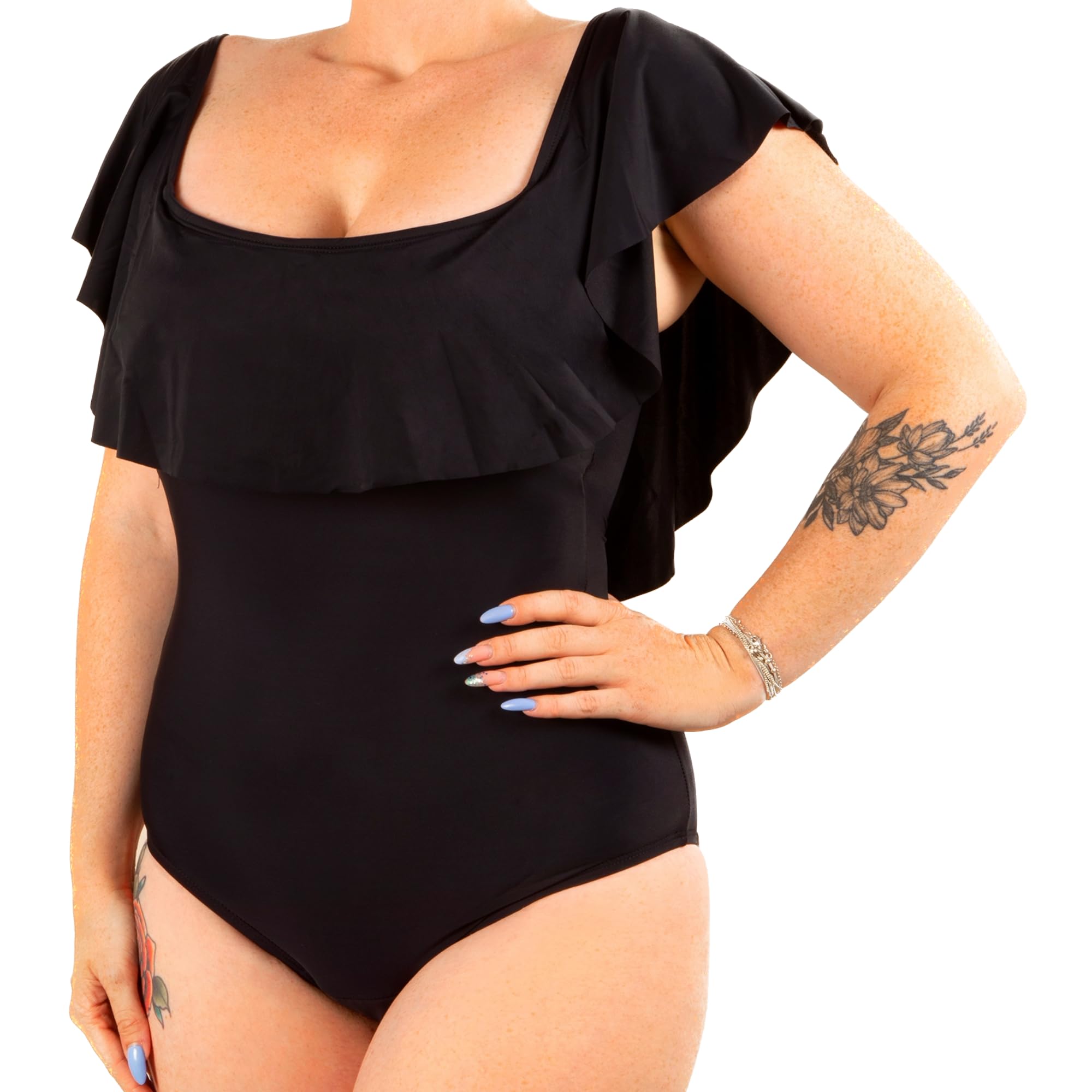 Maillot de Bain Menstruel Une Pièce - Collection Sélène - Hypoallergénique - Taille XS à 2XL