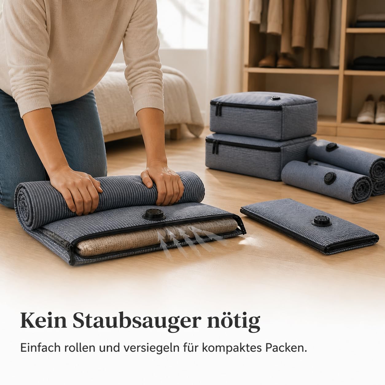 Kompressionsbeutel Reise, Roll, 30x40cm