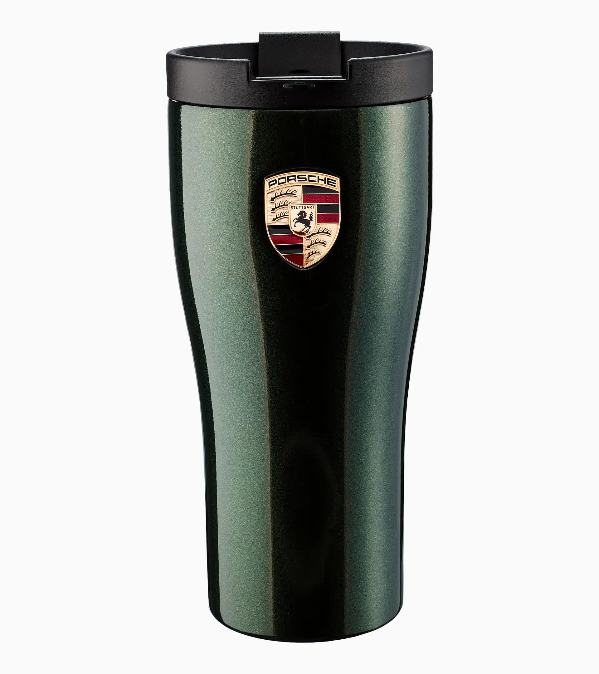 Porsche Isolierter Thermo Reisebecher in Eiche Grün Metallic