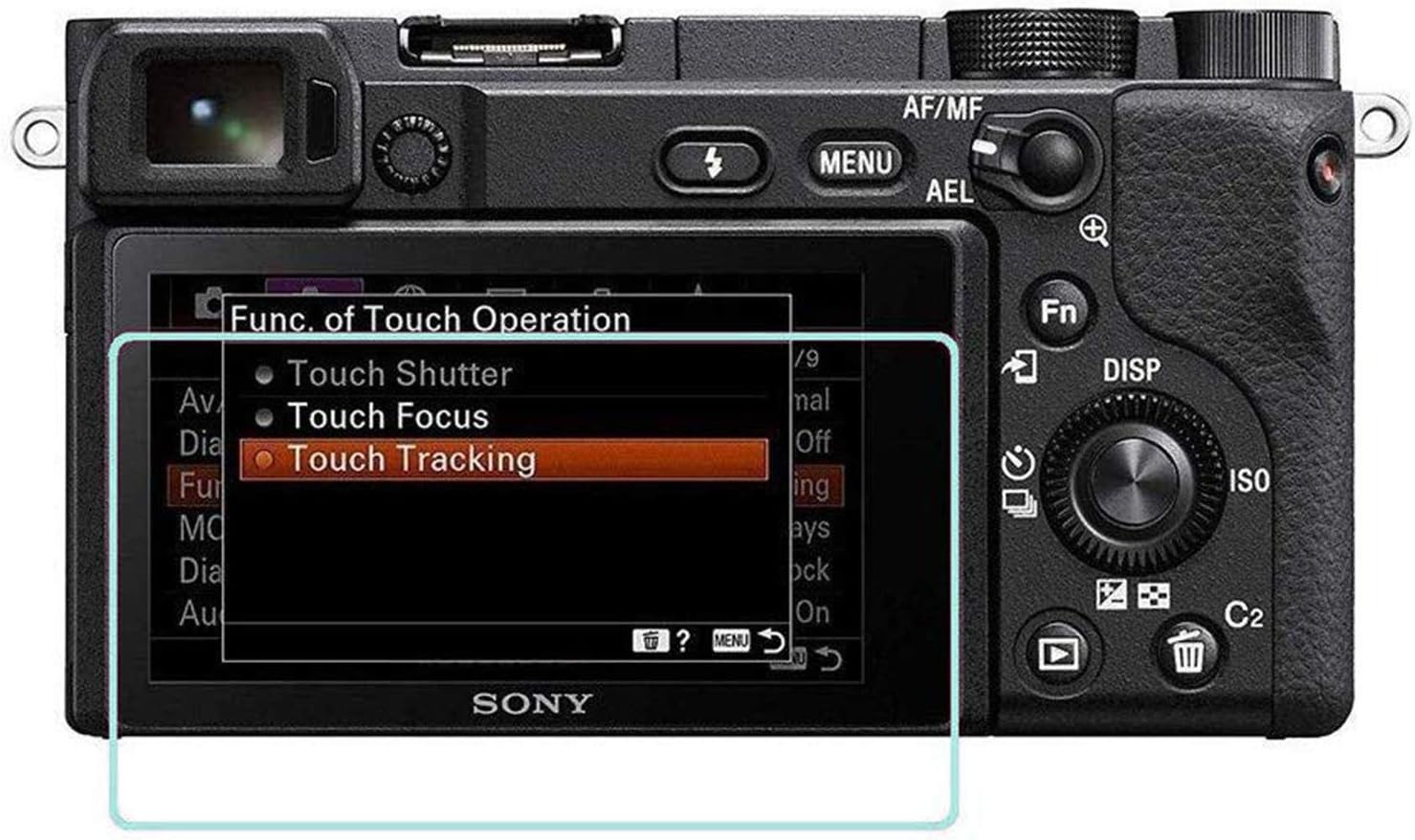 ACUTAS® Tempered Glass Screen Protector for Sony DSLR Alpha A6600 A6100 A6400 A6000 A5000 A6300 NEX-7 NEX-3N NEX-5 NEX-6 NEX-6L Digital Camera