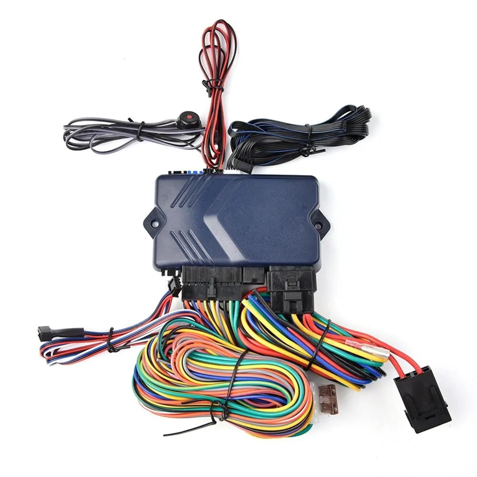 Sistema de Alarma bidireccional for Coche con Arranque Motor, Caja Mando a Distancia LCD Cubierta Silicona