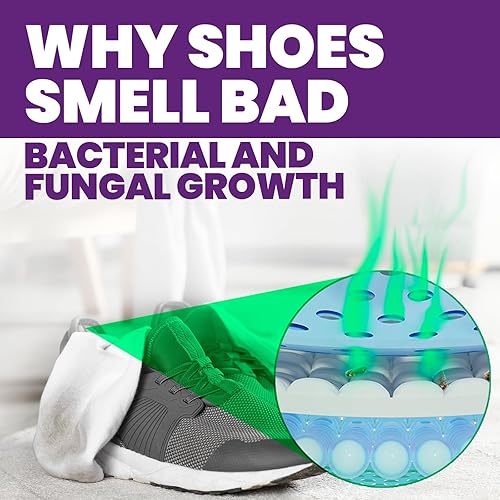 Miniatura 5 de Uncle Todd's Odor Stomp - Desodorizador para zapatos, paquete de 2 unidades, espray enzimático probado y potente para eliminar olores en todos los