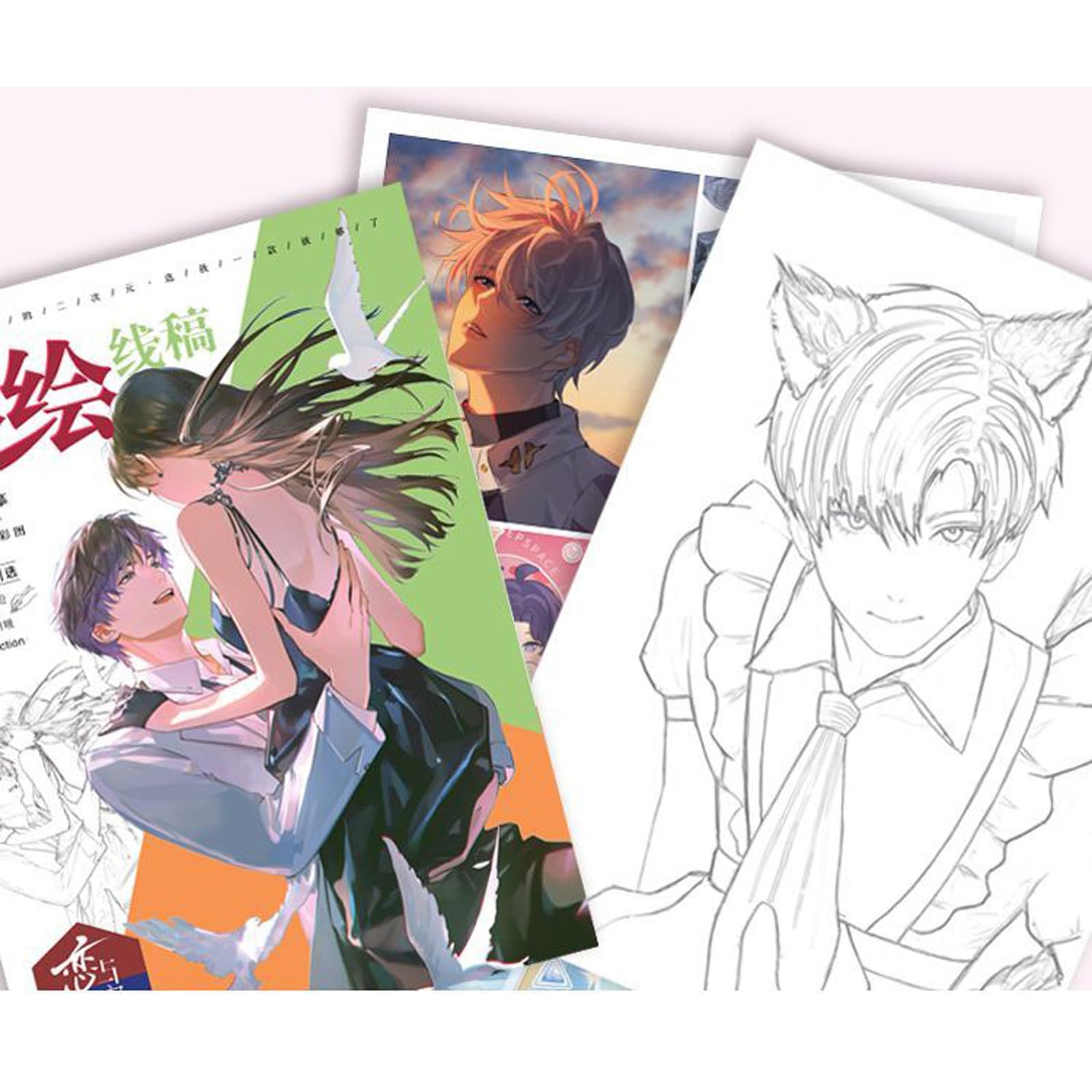 専用 手描きイラスト 仙喜 Amazon.co.jp: 恋と深空 塗り絵 セイヤ レイ ホムラ 手描き本 コピー