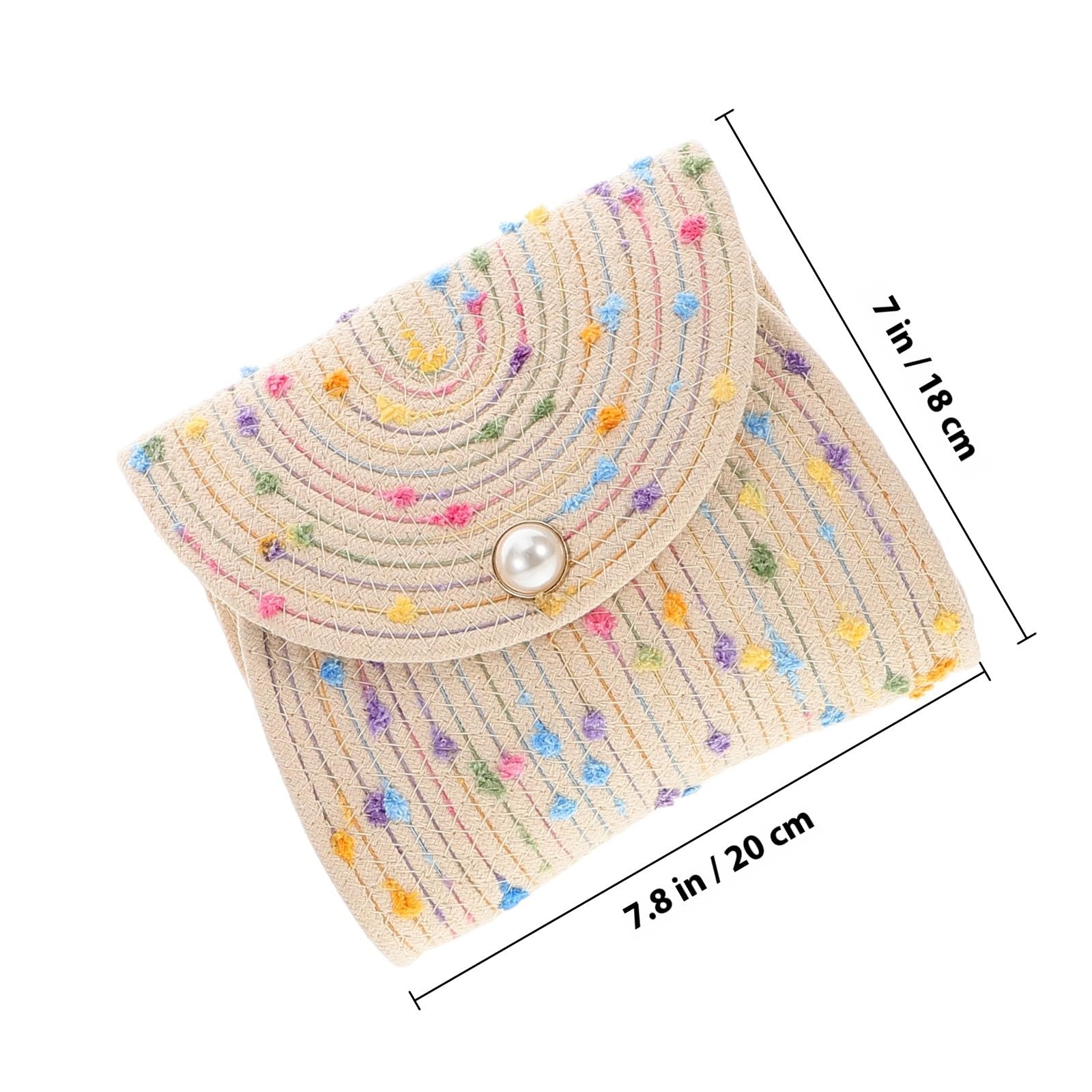 ibasenice Borsa a Tracolla Intrecciata in Corda di Cotone da Donna, Borsa da Spiaggia Estiva Versatile e Comoda, per Vacanze al Mare e Feste Estive