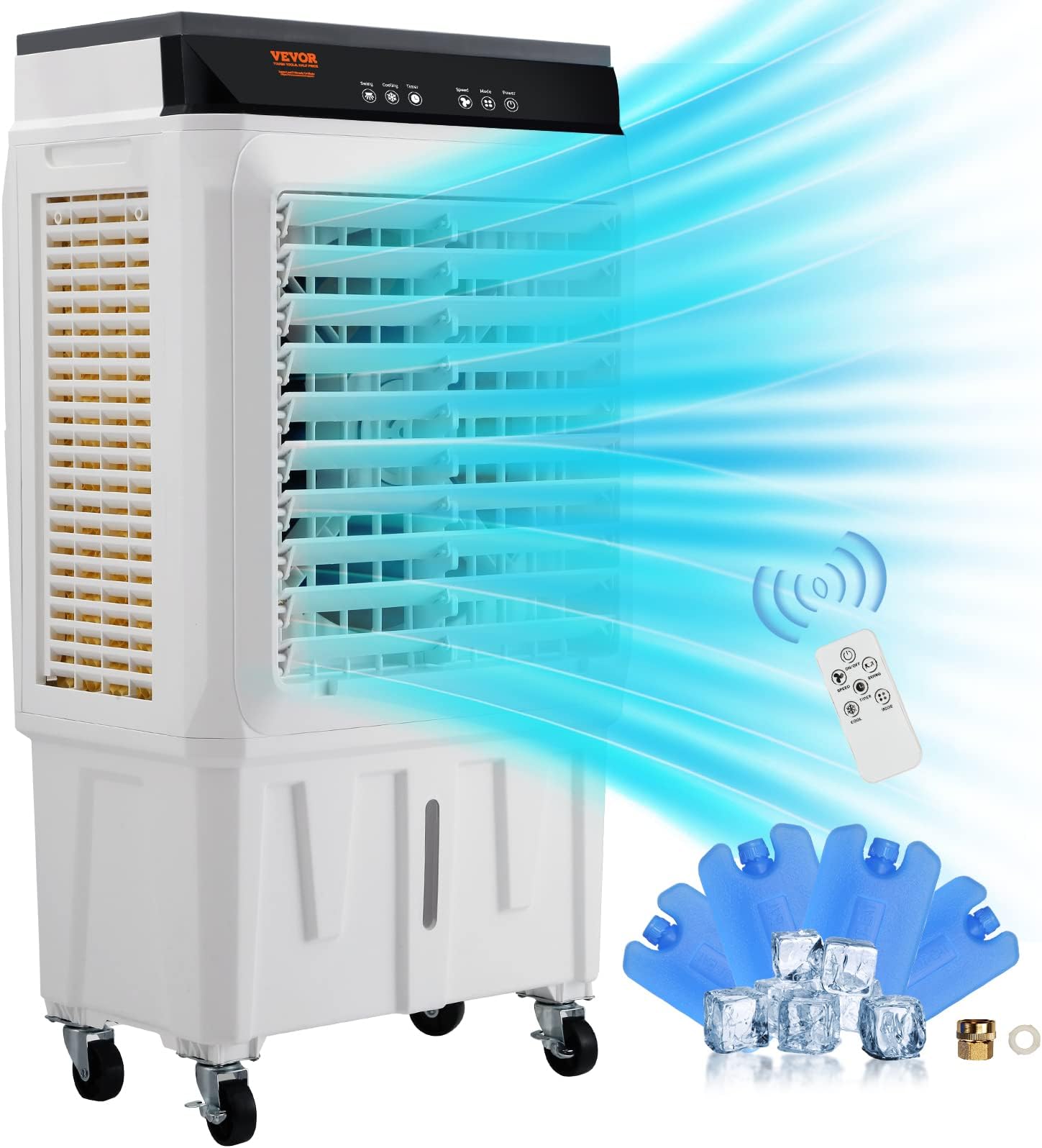 Portable Evaporative Cooling Fan Swamp Fans Fans That Blow