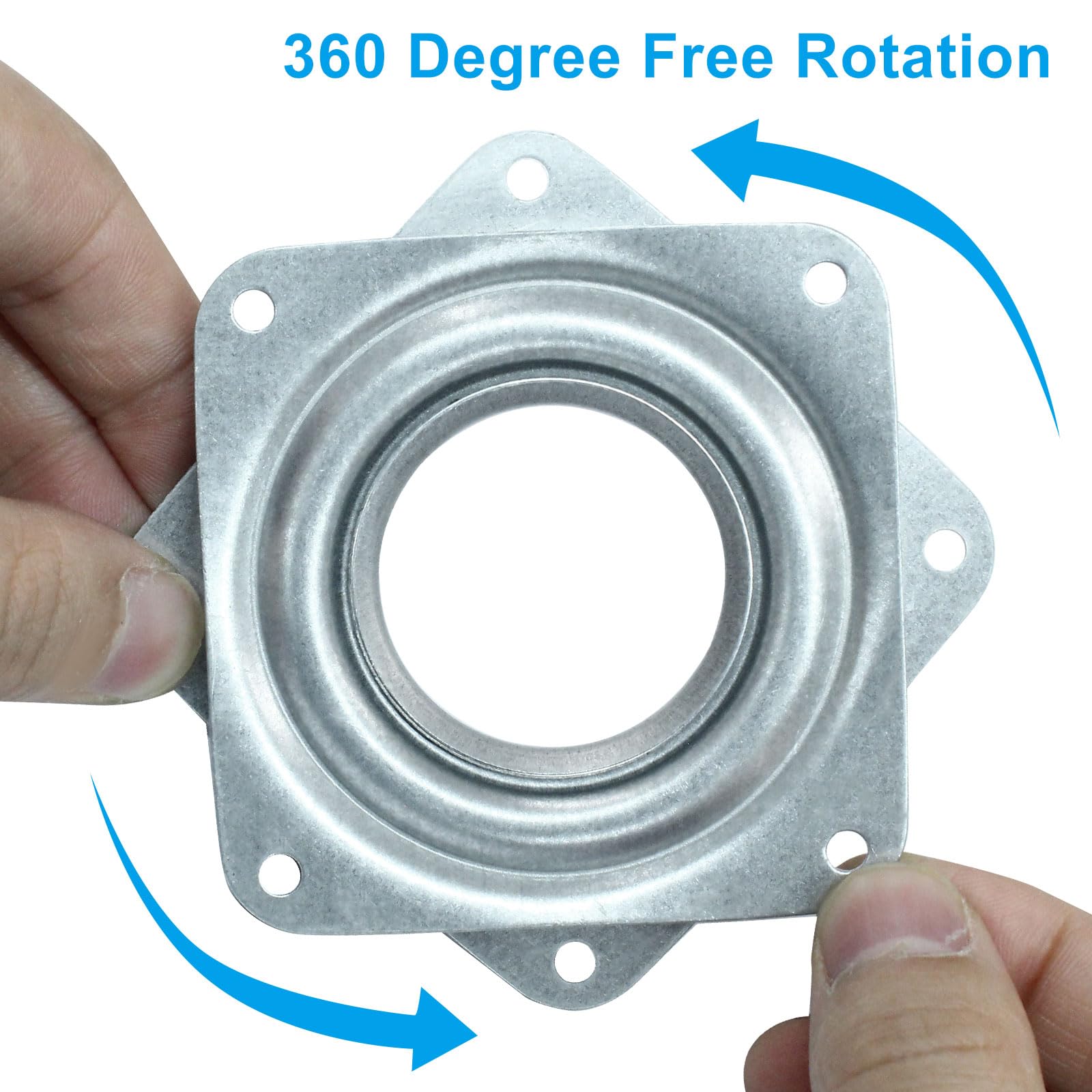 Zorveiio 3" Lazy Susans - 2 Pack Rotating Turntables -2