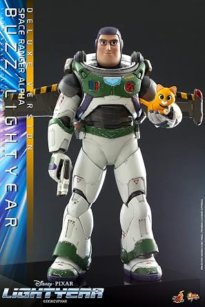Movie Masterpiece Buzz Lightyear Space Ranger Alpha / Deluxe Edition, 1/6 Scale Figure, White, Approx. 11.8 inches 30 cm Tall